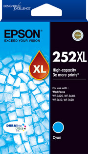 252XL - High Capacity DURABrite Ultra - Cyan Ink Cartridge