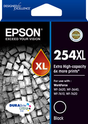 254XL - Extra High Capacity DURABrite Ultra - Black Ink Cartridge