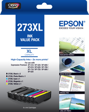 273XL - High Capacity Claria Premium - 6 x Ink Cartridge Value Pack
