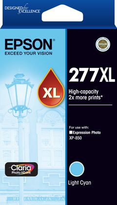 277XL - High Capacity Claria Photo HD - Light Cyan Ink Cartridge
