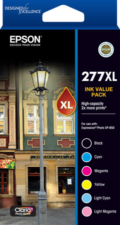 277XL - High Capacity Claria Photo HD - Ink Cartridge Value Pack
