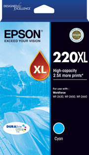 220XL - High Capacity DURABrite Ultra - Cyan Ink Cartridge