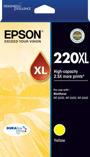 220XL - High Capacity DURABrite Ultra - Yellow Ink Cartridge