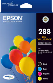 288 - Std Capacity DURABrite Ultra - Ink Cartridge Value Pack