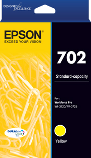 702 - Standard Capacity DURABrite Ultra - Yellow Ink Cartridge