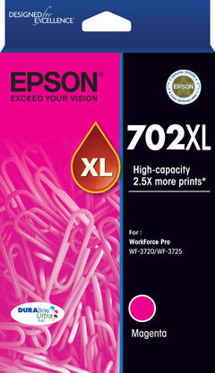 702XL - High Capacity DURABrite Ultra - Magenta Ink Cartridge