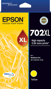 702XL - High Capacity DURABrite Ultra - Yellow Ink Cartridge