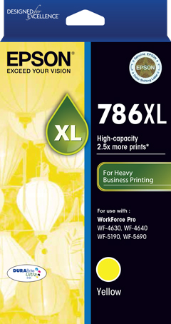 786XL -  High Capacity DURABrite Ultra - Yellow Ink Cartridge