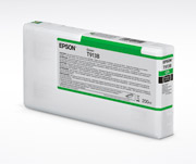 Epson UltraChrome HDX 200ml Green Pigment Ink Cartridge