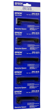 Ribbon Cassette ERC-09B BLACK - 100 Pack