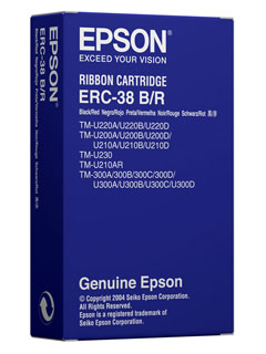 Ribbon Cassette ERC-38B/R - 200 Pack