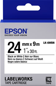 Standard 24mm Black on White 9 meters