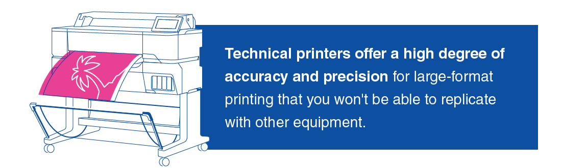 Technical printers offer accuracy and precision