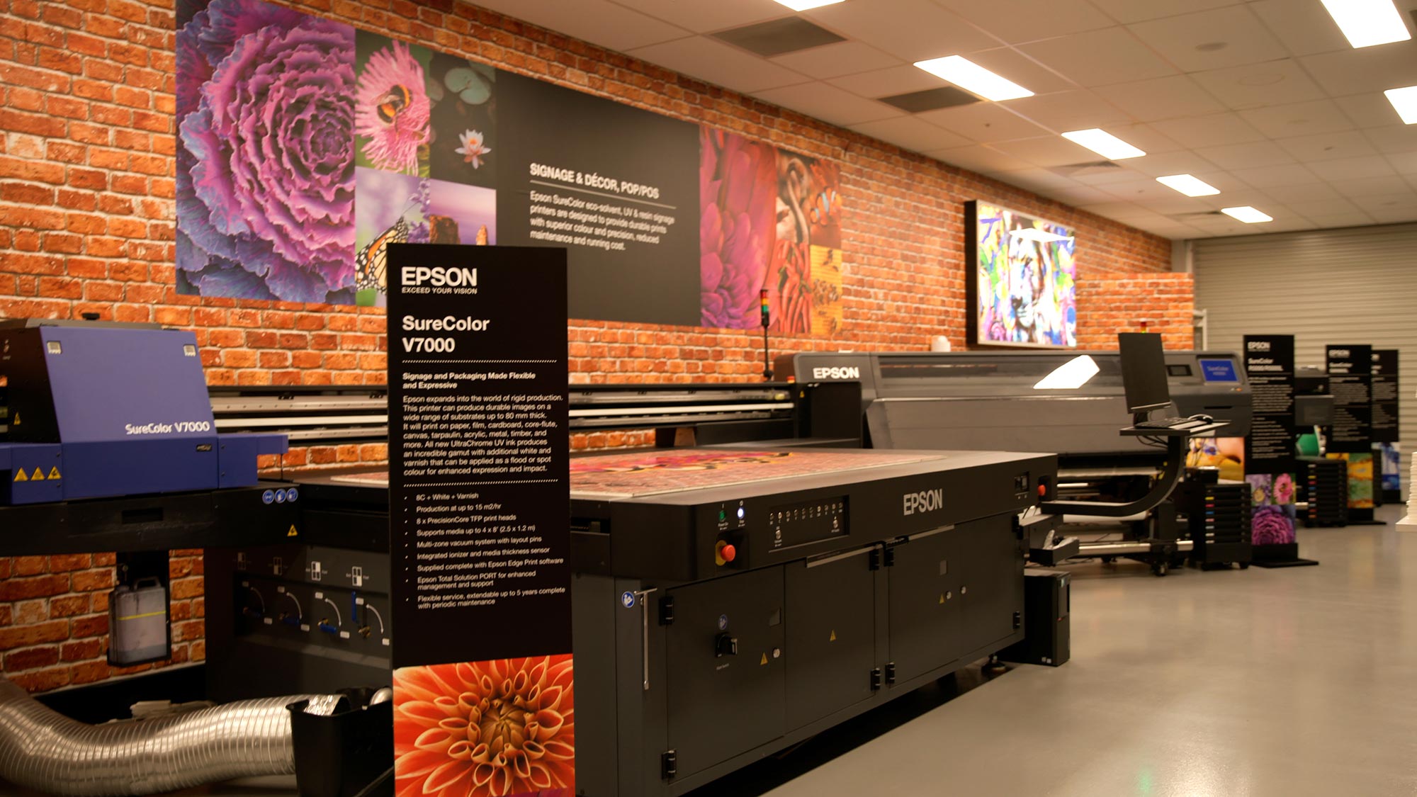 The SureColor V7000 printer as displayed in Yennora experience centre