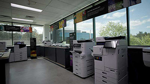 Epson WorkForce printers as displayed in Macquarie Park experience centre