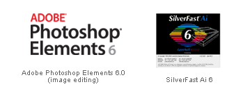 Adobe Photoshop Elements 2.0 & SilverFast Ai 6