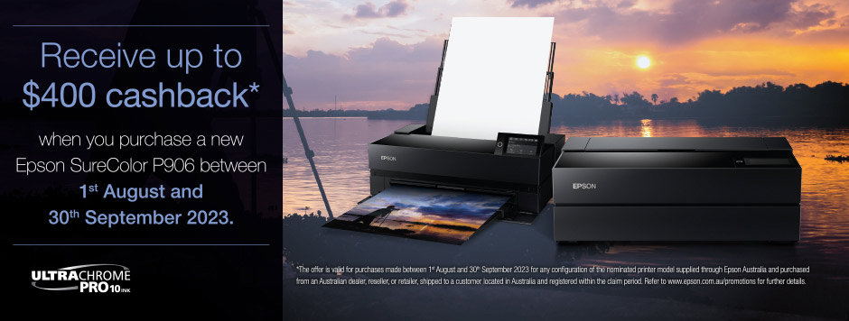 Epson SureColor P906 up to $400 Cashback
