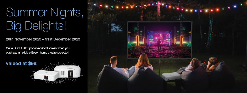 Epson Bonus Projector Screen Promotion