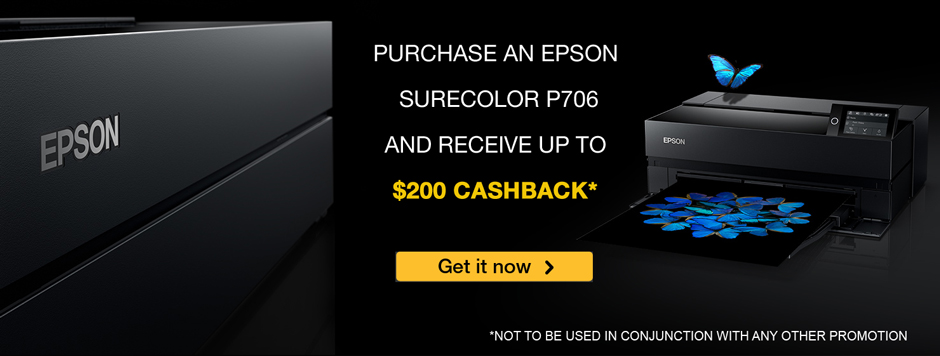 Epson SureColor P706 Up To $200 Cashback Promotion