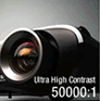 Epson's 1080p HD EMP-TW2000 with 50,000:1 contrast ratio                                                                                                                                                                                                  