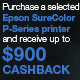 Epson SureColor P-Series Cashback Promotion