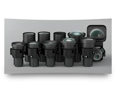 Epson wide array of projector lenses