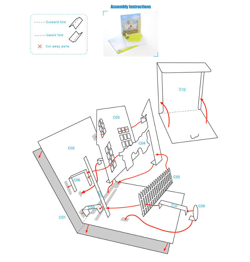 3D Father's Day Card Soccer Themed – image 8 of 9