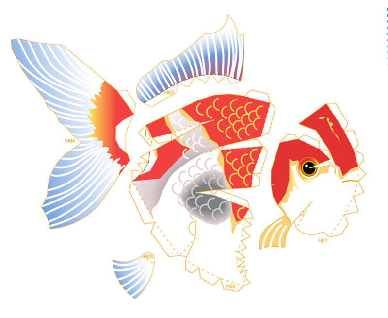 3D Gold Fish – image 3 of 5