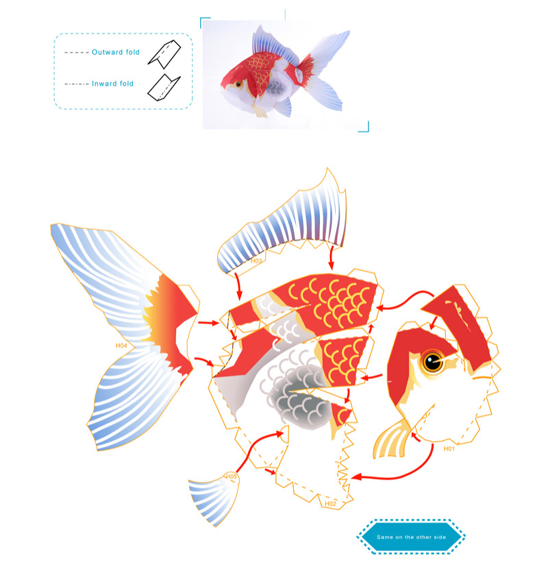 3D Gold Fish – image 4 of 5
