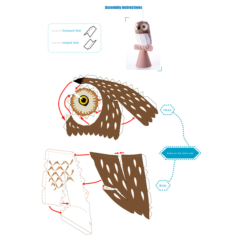 3D Owl – image 5 of 8