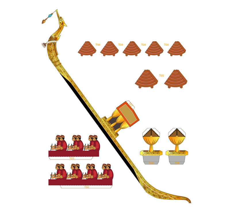 3D Thai Royal Barge – image 2 of 5