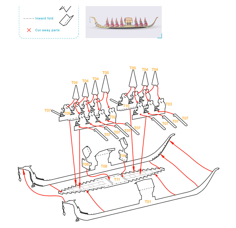 3D Thai Royal Barge – image 4 of 5