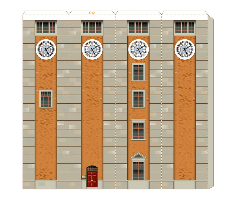 3D Clock Tower in Hong Kong – image 3 of 6
