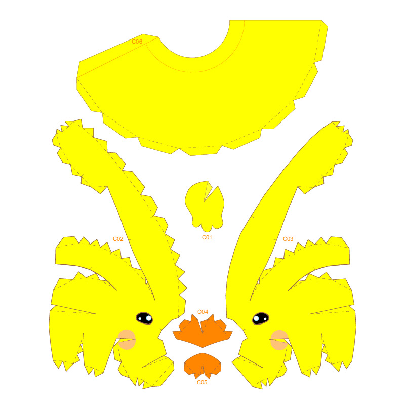 3D Paper Craft Easter Egg – image 2 of 6