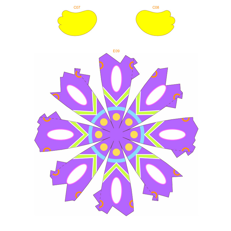 3D Paper Craft Easter Egg – image 3 of 6