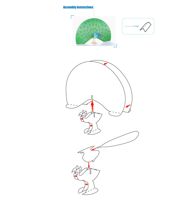 3D Peacock – image 5 of 6