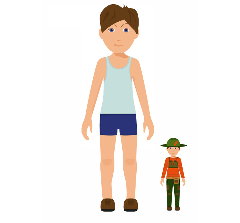 Boy Paper doll – image 2 of 3