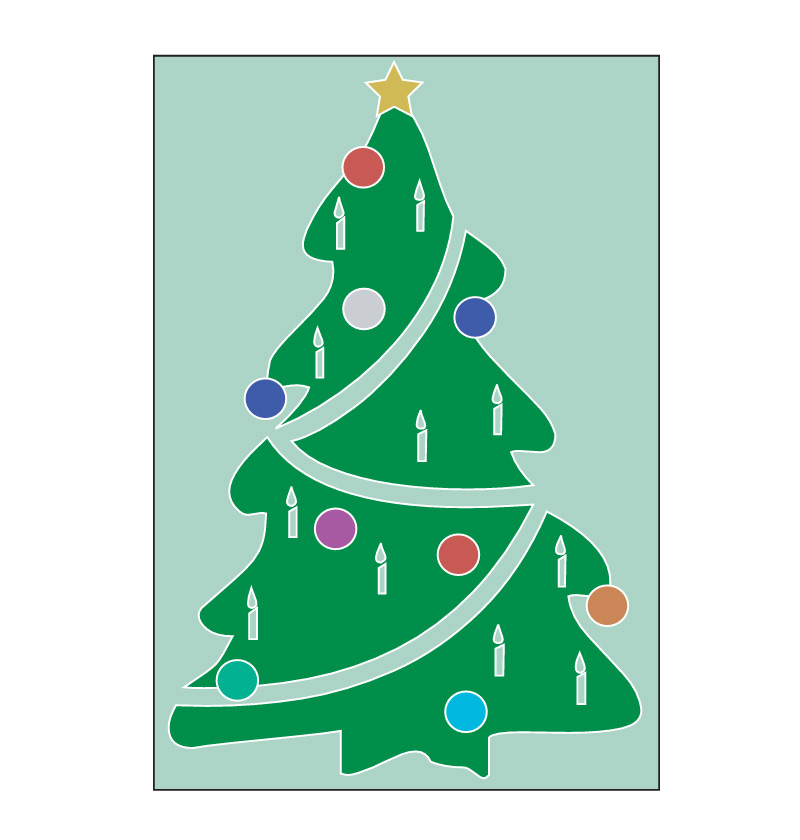 Christmas Tree Card – image 2 of 3