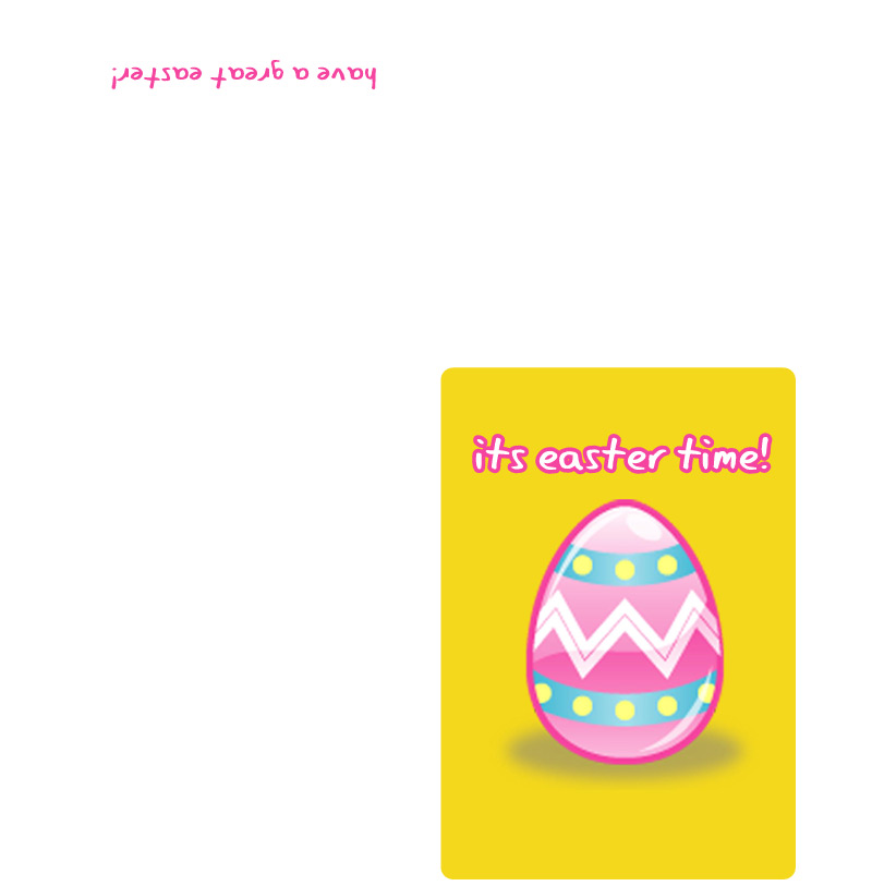 Easter Egg Greeting Card – image 2 of 2