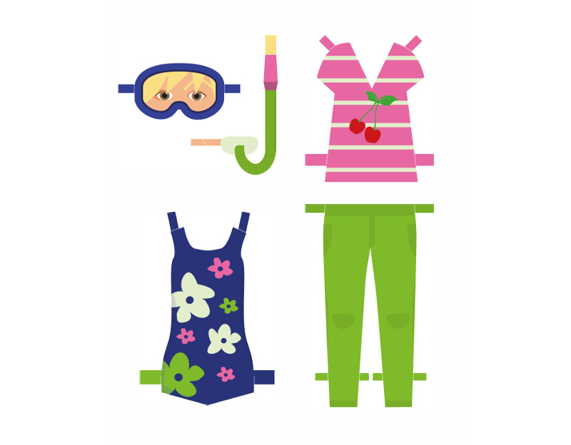Girl Paper Doll – image 3 of 3